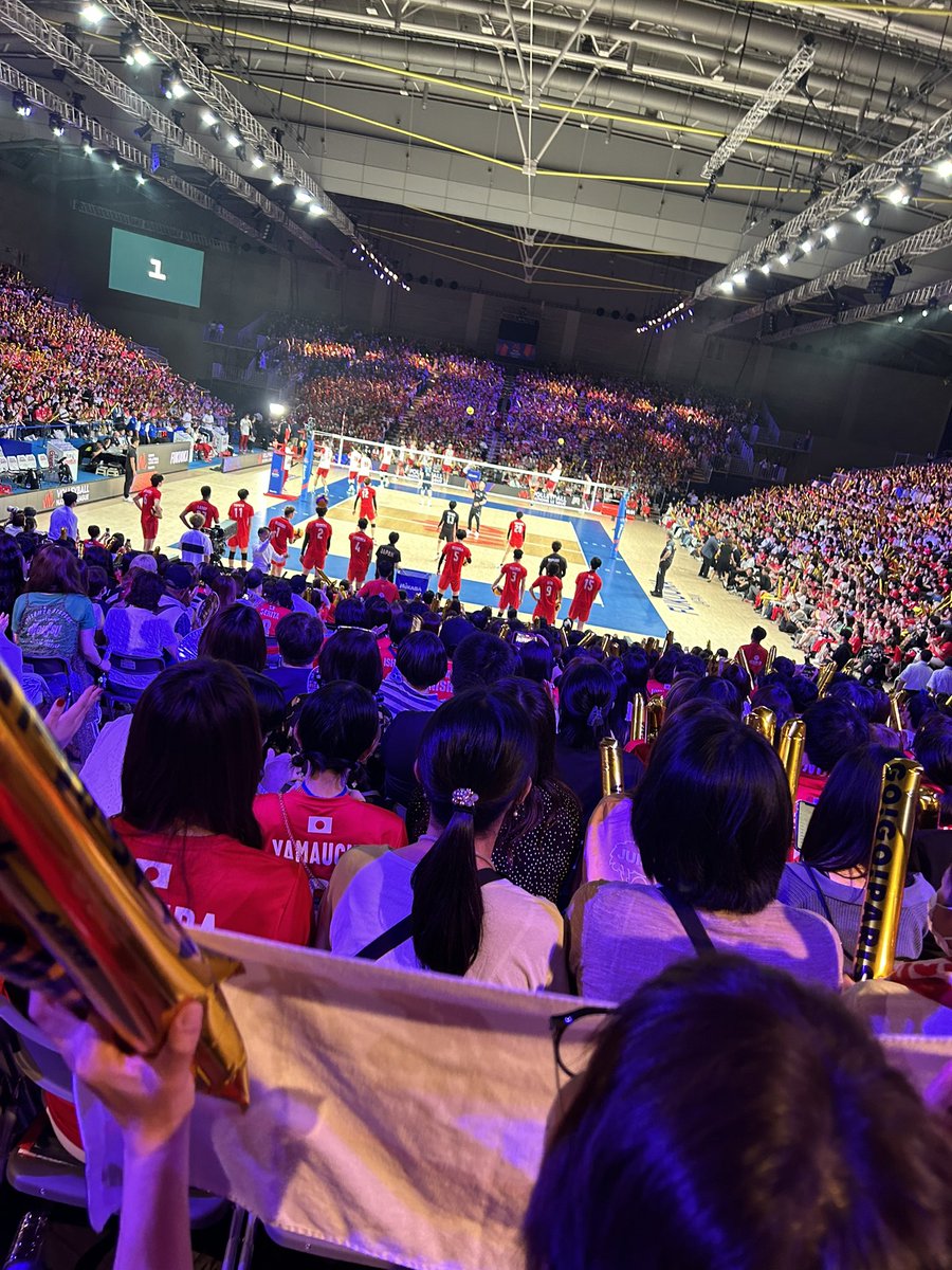 m02agvc's tweet photo. 観戦🏐 https://t.co/SitCzlYizz