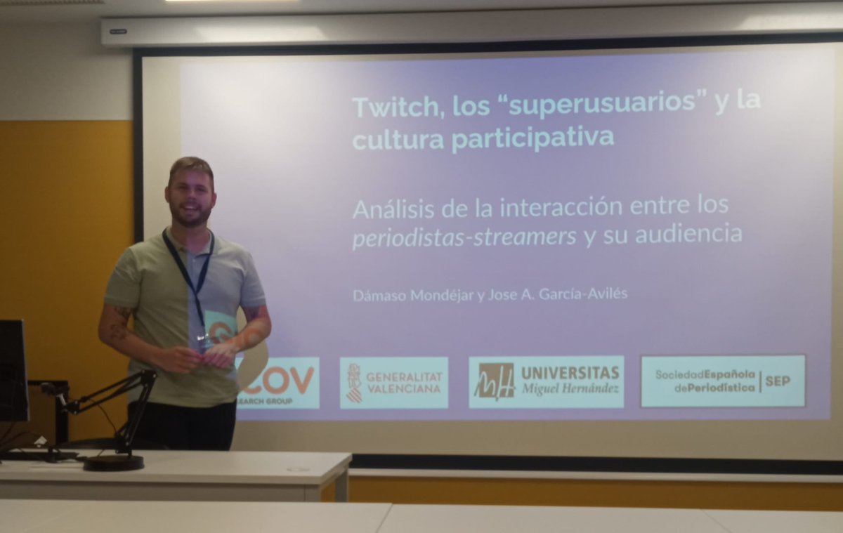 jagaraviles's tweet image. Brillantes intervenciones de @itziarmartinez_ y @Monde97 
doctorandos de @UniversidadMH @PeriodismoUMH en el Congreso de la Sociedad Española de Periodística en Aranjuez @2024Sep @SepPeriodistica 
Gran equipo de jóvenes investigadores que vienen pisando fuerte!