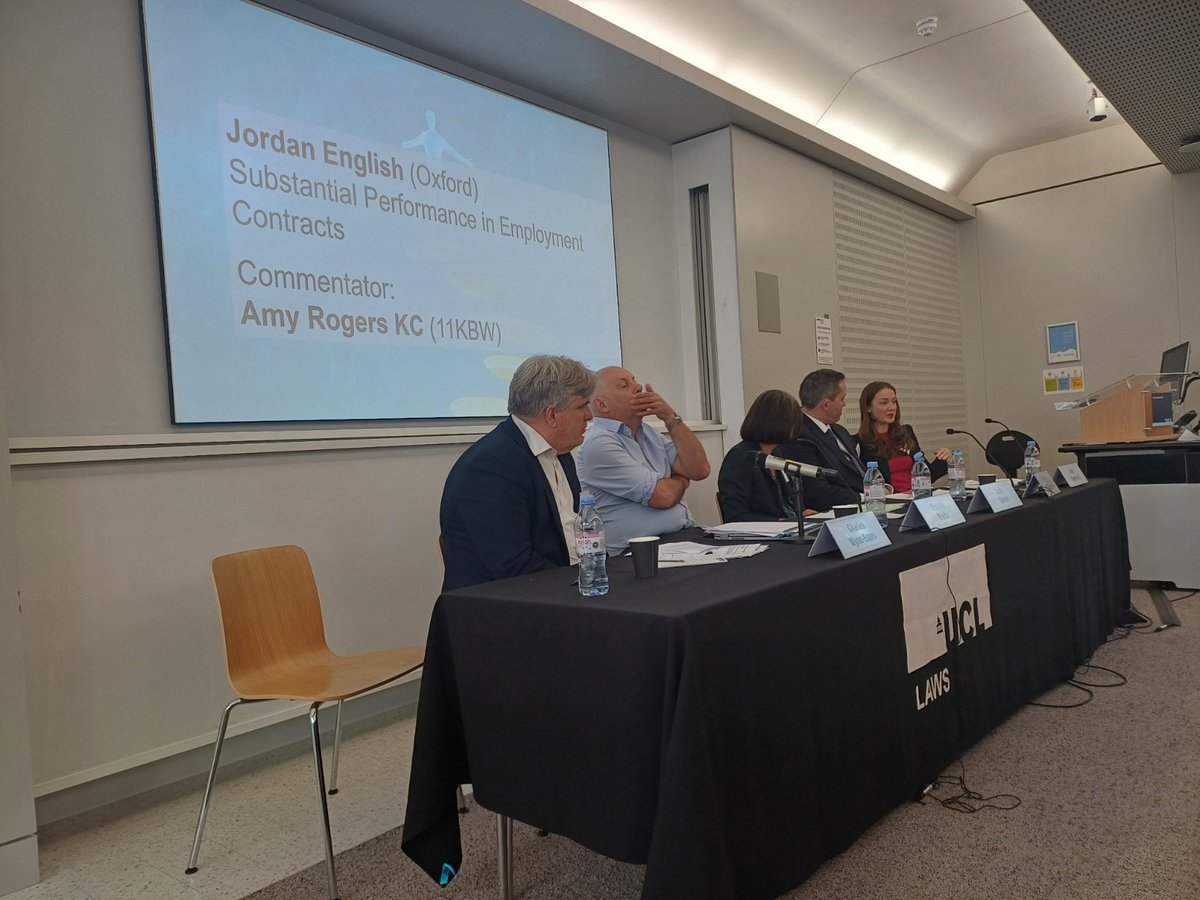 Joe Atkinson (@joe_r_atkinson) on Twitter photo Fantastic first panel at <a href="/UCLLaws/">UCL Faculty of Laws</a> event on private law and employment. Shaping up to be a fantastic conference! Fantastic first panel at <a href="/UCLLaws/">UCL Faculty of Laws</a> event on private law and employment. Shaping up to be a fantastic conference!