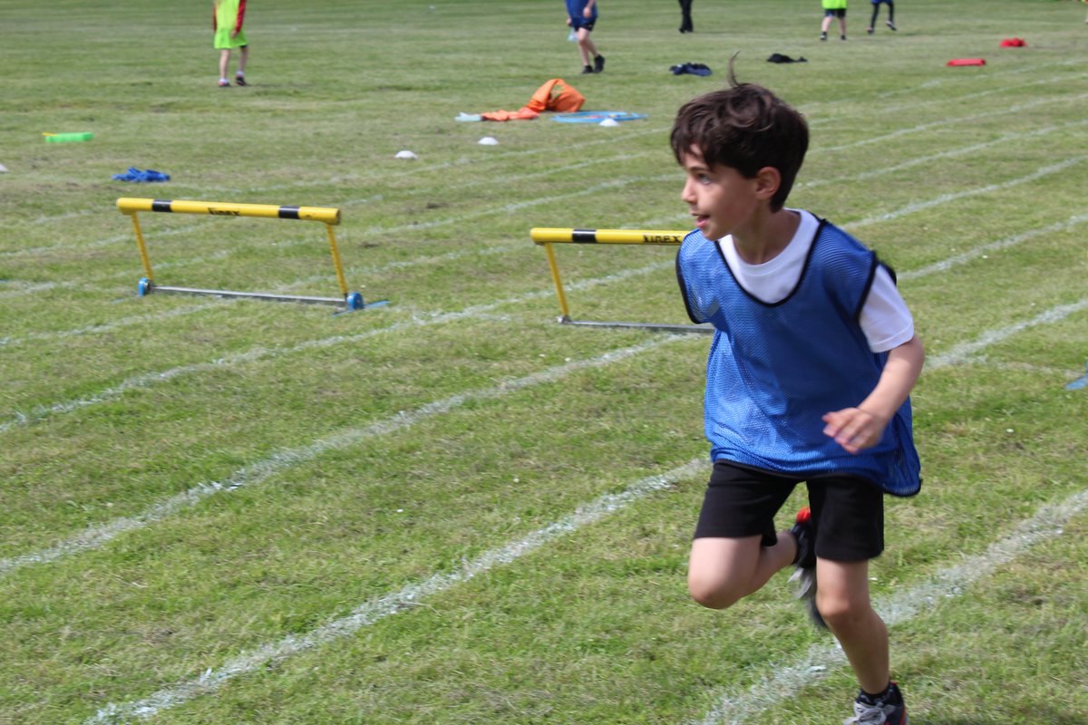 JohnClarePri's tweet photo. Hurdles are always a big favourite at Sports Day. @SokeEdTrust https://t.co/tuBNNWYjOd