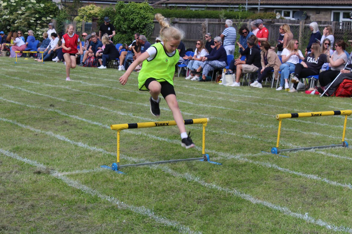 JohnClarePri's tweet photo. Hurdles are always a big favourite at Sports Day. @SokeEdTrust https://t.co/tuBNNWYjOd
