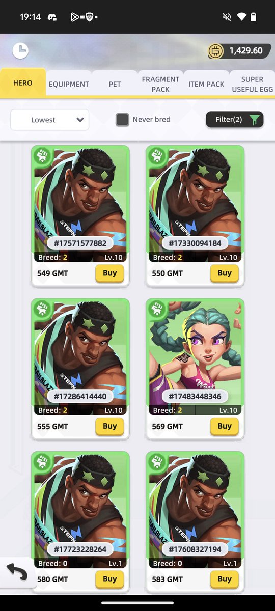 #gashero 
あれ？ゴッドファーザー高くなってる…

もう生ポ神じゃないな