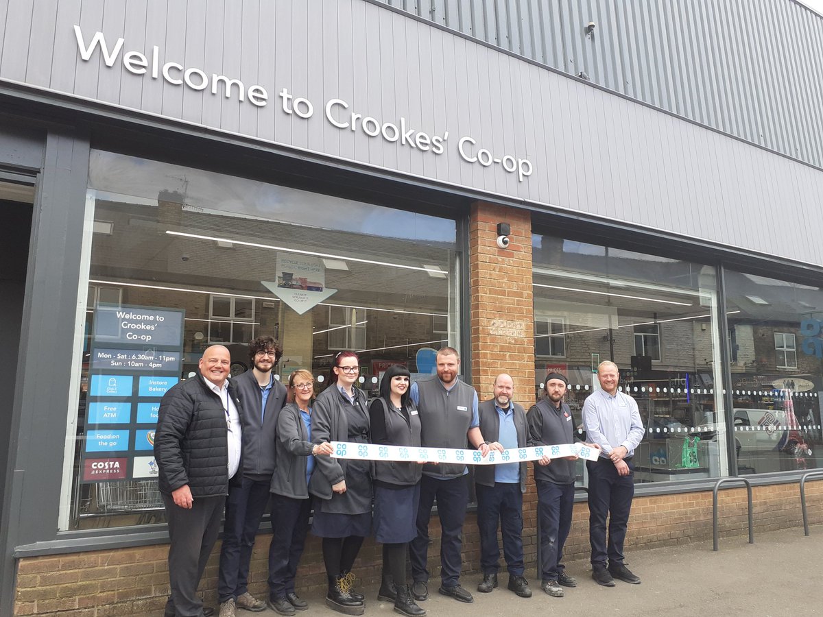So proud to day of the team delivering a amazing transformation in our store in Crookes Sheffield. We launched this morning ready to serve the community. Tremedus effort and dedication from Chris Tongue and his team supported by Steve Shaw buddy Manager and Kenny Hardy PDM..