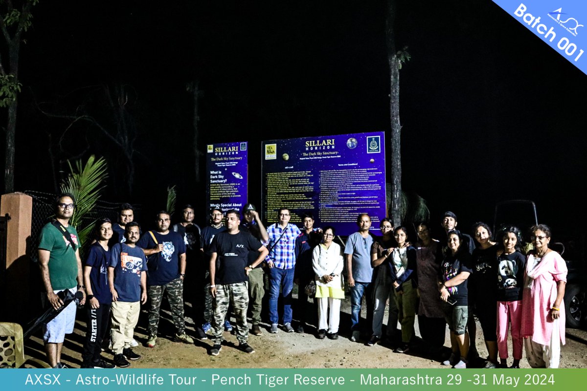 AXSX_Astronomy's tweet photo. 🌟Astronomy Wildlife Tour in Pench Tiger Reserve, India's first Dark Sky Reserve! 

 #AstronomyWildlifeTour #PenchTigerReserve #DarkSkyReserve #Stargazing #NatureLovers #AstronomyEvent #astrotour #astrotourism #penchnationalpark #Stargazing #pench https://t.co/vNVjPxENBg