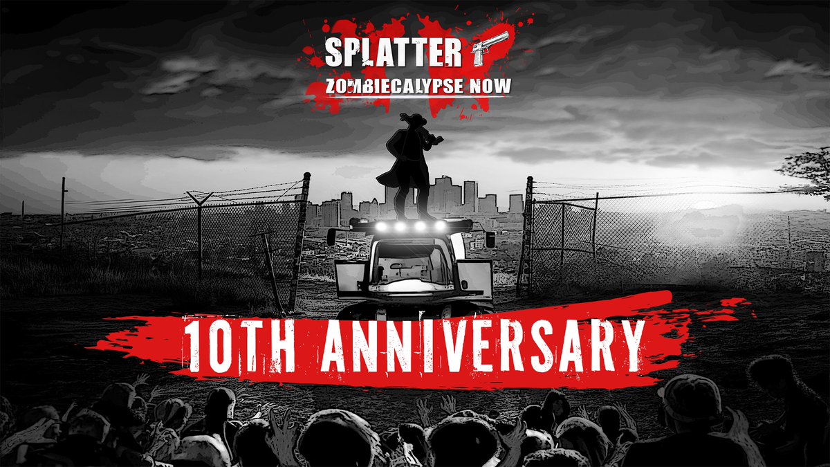 Today, we are raising our guns to celebrate the 10th Anniversary of Splatter - Zombiecalypse Now! Join us in celebrating a decade of Splatter and the incredible journey it has been!
📄bit.ly/Splatter_10thA…