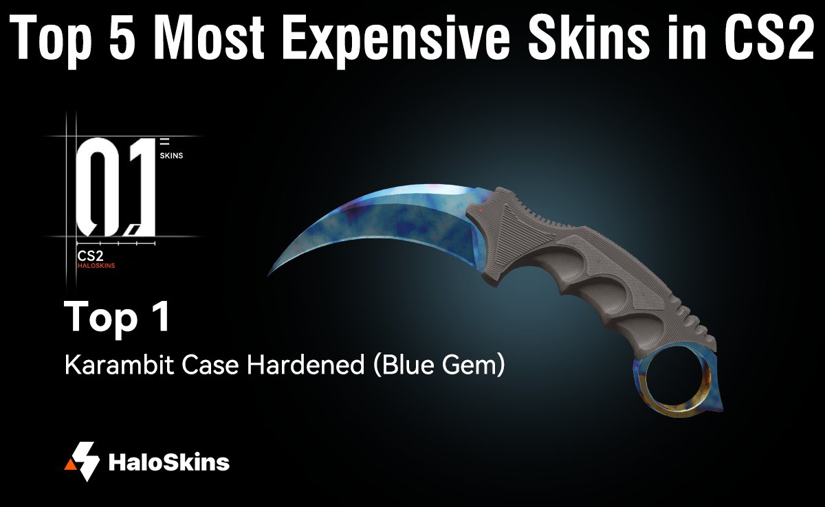 HaloSkins's tweet photo. Top 5 Most Expensive Skins in CS2
No. 1
Karambit Case Hardened (Blue Gem)
Believe that only a very few people own this knife!🥲
#cs2 #csgo #csgoskins #haloskins