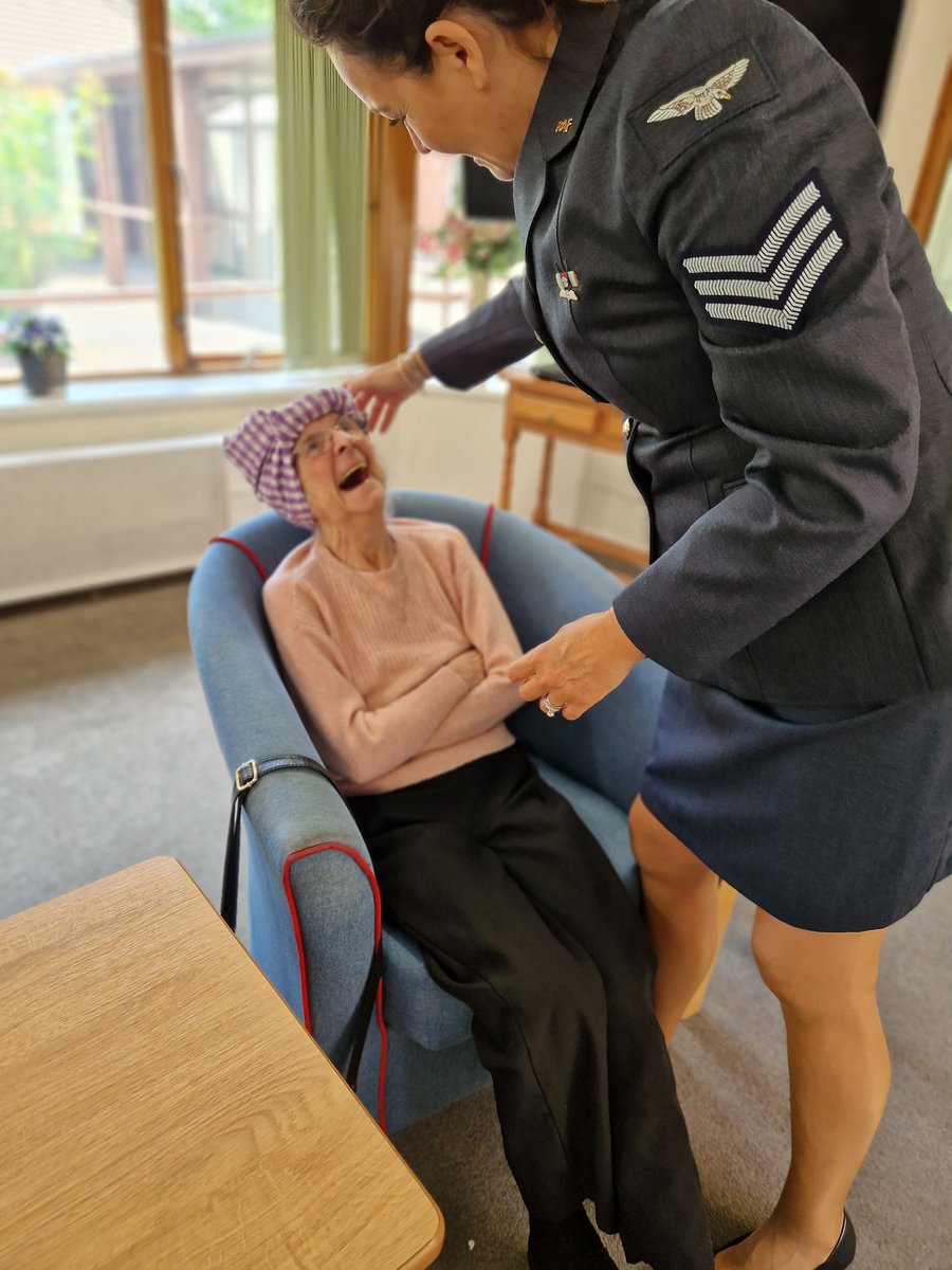 BeechfieldLodge's tweet photo. We had the lovely Samantha Jones on d-day, singing wonderful songs from the 1940s. 
@AnchorLaterLife @RachelDoddSmit2 @Steve_Vessey #DDayNowPeace https://t.co/SynxTvhwoP