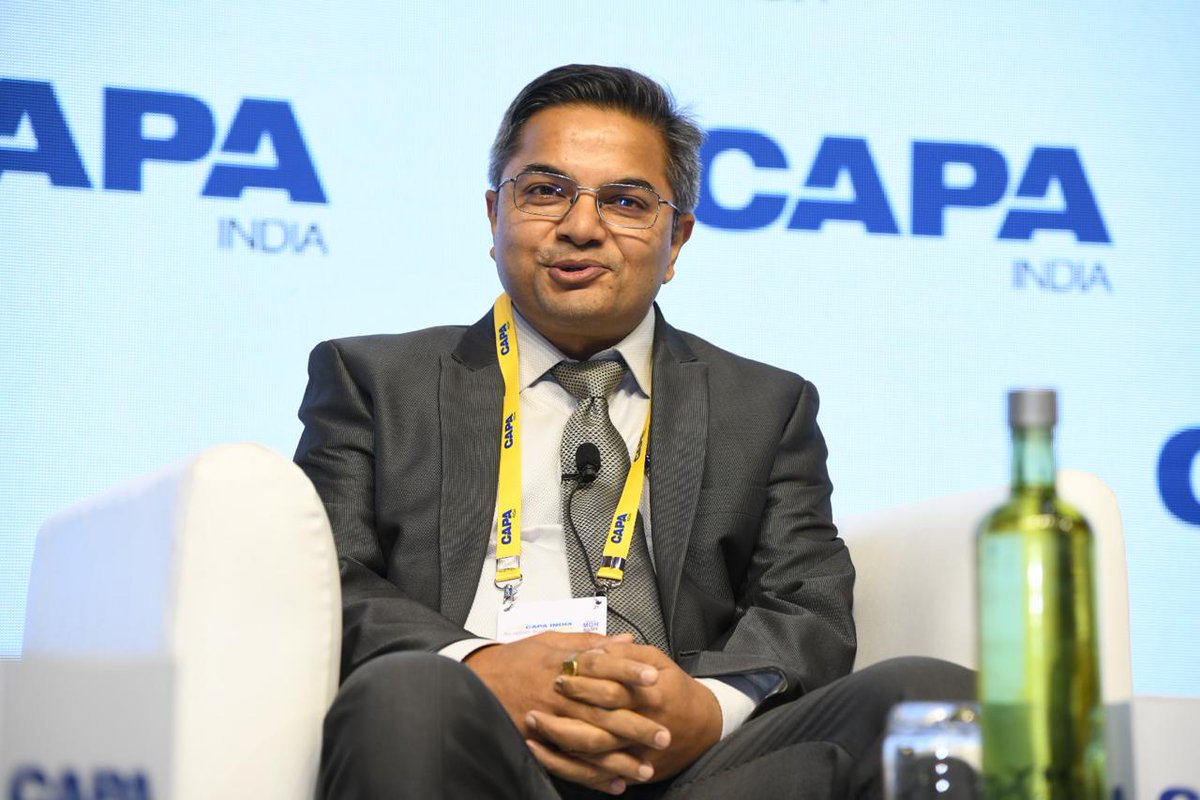 capa_india's tweet photo. At the #CIAS24, Puskar Nath Thakur of @DelhiAirport says:
- OD traffic will continue to be focus for the #Delhiairport. Any hub aspirations will be built over it as and when airlines are prepared for it.
- The #Delhiairport is in continuous consultation with @airindia and @Indigo6e to understand their aspirations and requirements.
- Plan to connect terminals via automated people mover, which is subject to approvals. But working currently on enhancing the experience of inter-terminal pax and luggage transfer. Also, planning lounges for transfer pax in T1 and T3.
#CAPAIndia #AviationIndia #Indianaviation #Airport #Indianairports #aviationenthusiast #avgeek