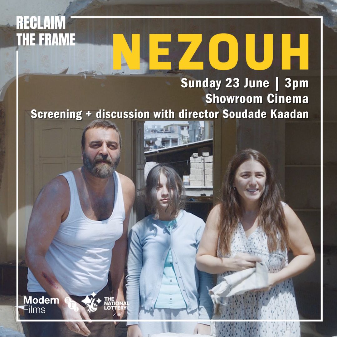 ReclaimTheFrame's tweet photo. Coming to the UK's first City of Sanctuary is a special #ReclaimTheFrame x #RefugeeWeek screening of #NEZOUH, which finds visual poetry in the wreckage of Damascus
+ Q&A with filmmaker Soudade Kaadan
🗓️ 23 June
📽️ @showroomcinema #Sheffield
💬 captioned
🎟️https://t.co/6VpQvDkpq3 https://t.co/G41cAphSNM