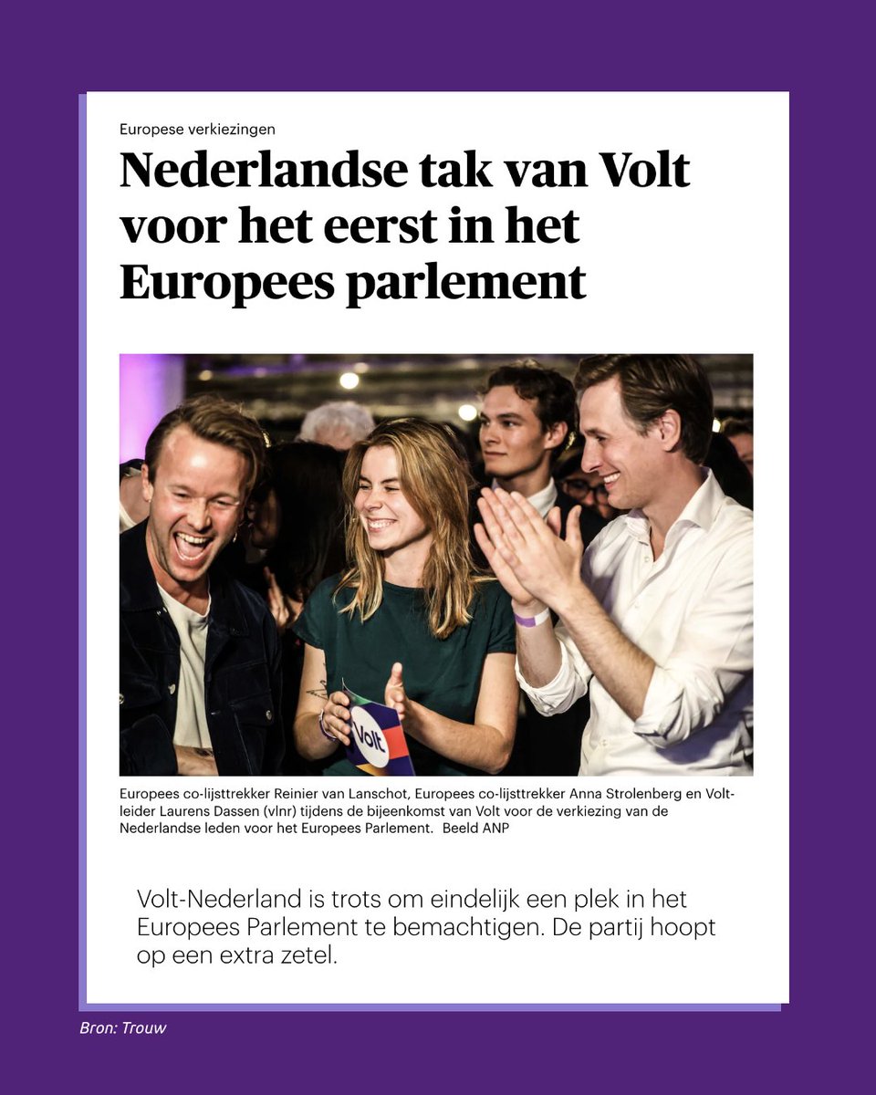 Volt Nederland 👋 tweet media
