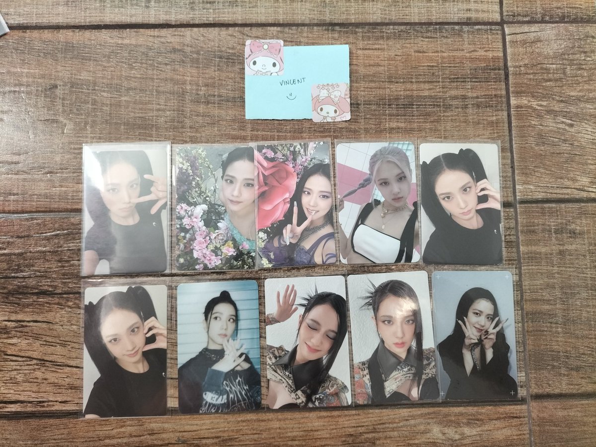 Vinbsn's tweet photo. WTS/LFB 

Blackpink Photocards

❦ Mint Condition 
❦ mop : payo/3days dop
❦ mod: direct j&amp;t 
❦ Price: 100 all
❦ Onhand and ready to ship
❦  see alt for prices
 
t. jisoo lisa rose pc blackpink bp photocard bpwc2022 bornpink  lsg pola flimty ktown pob bptg

reply/dm to claim https://t.co/RzRF9ExZuZ