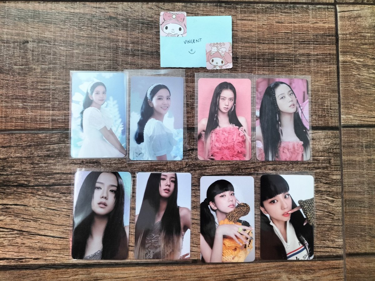 Vinbsn's tweet photo. WTS/LFB 

Blackpink Photocards

❦ Mint Condition 
❦ mop : payo/3days dop
❦ mod: direct j&amp;t 
❦ Price: 100 all
❦ Onhand and ready to ship
❦  see alt for prices
 
t. jisoo lisa rose pc blackpink bp photocard bpwc2022 bornpink  lsg pola flimty ktown pob bptg

reply/dm to claim https://t.co/RzRF9ExZuZ