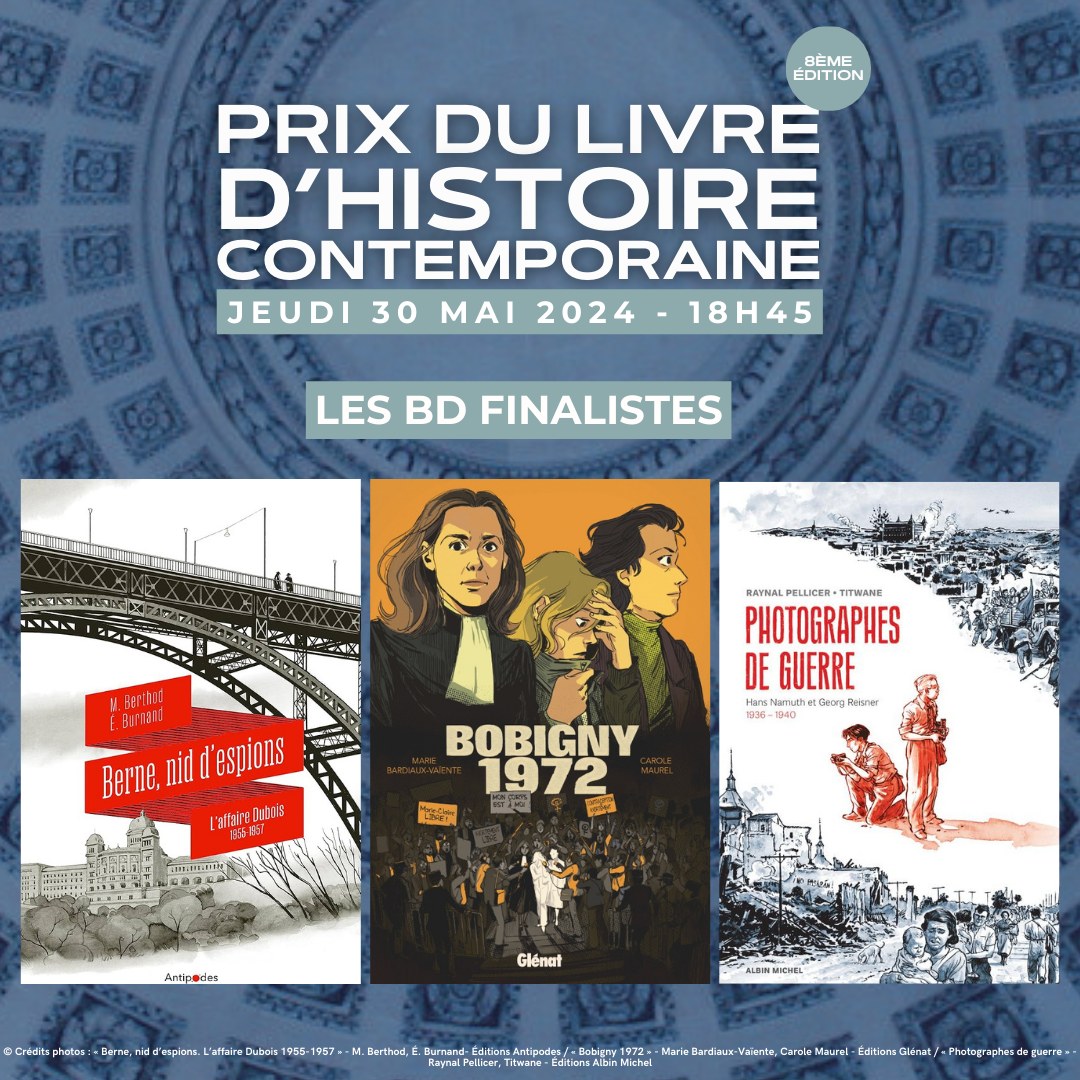 Eric Burnand et Matthieu Berthod ont reçu le 2e prix du livre d'histoire contemporaine pour leur BD "Berne, nid d'espions".
antipodes.ch/produit/berne-…