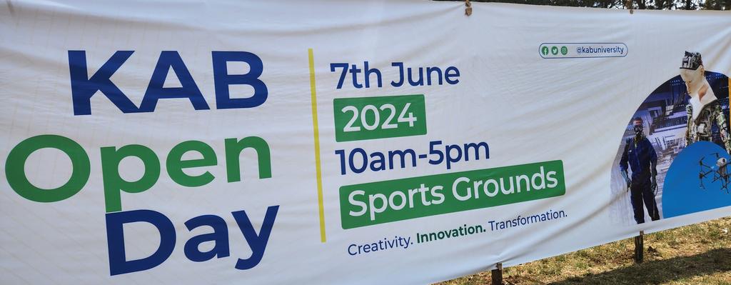 kabuniversity's tweet photo. TODAY, the 7th June is the KAB open day. We invite you all to come and see what our students and staff have innovated. The university is open! https://t.co/JfaVoBiHzZ