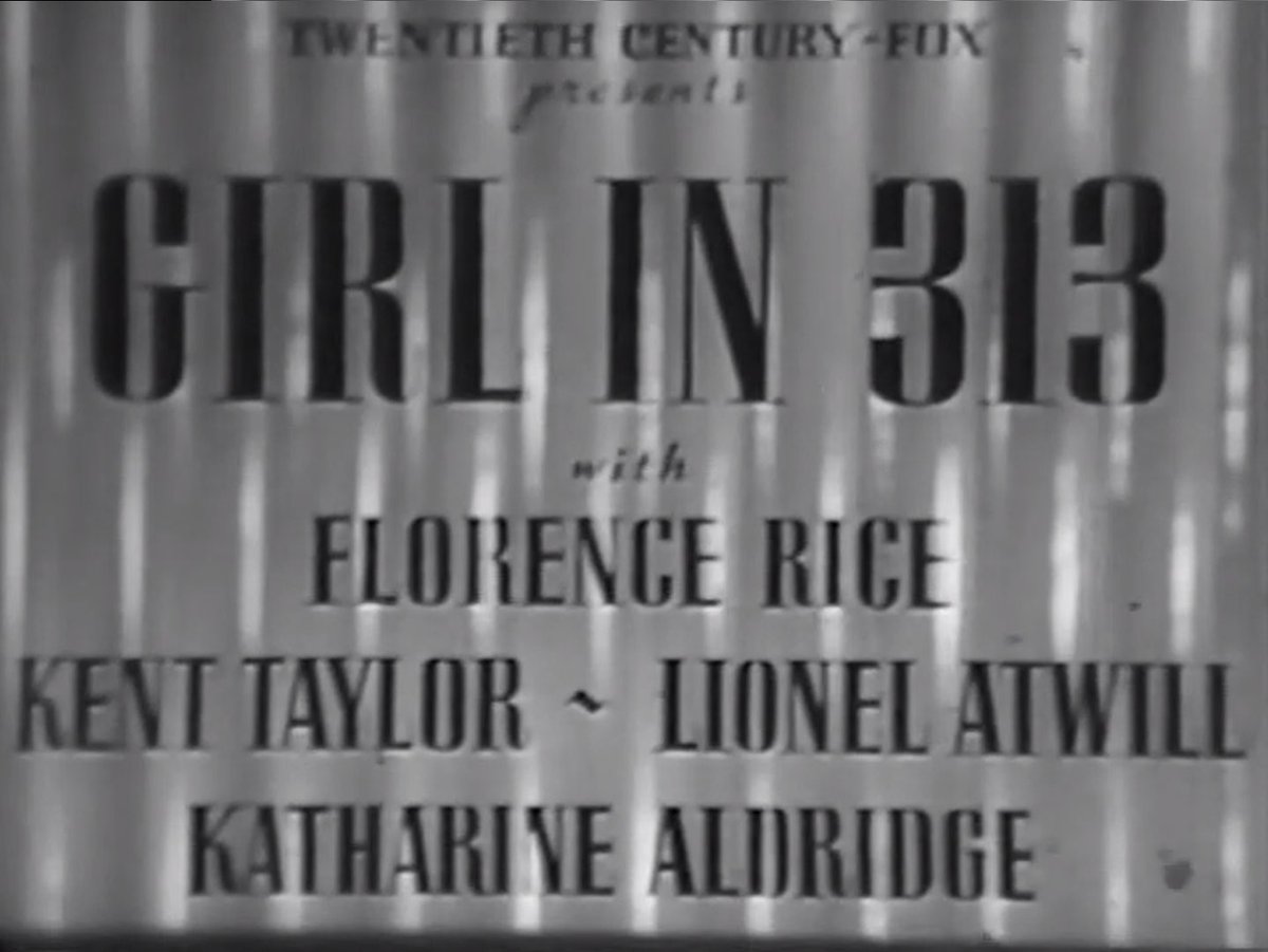 moving_show's tweet photo. #RicardoCortez’s last film as a director was #GirlIn313, a zippy #JewelHeist film starring #Cleveland born #FlorenceRice, #KentTaylor, #LionelAtwill and familiar faces #ElyseKnox, #JackCarson, and #MaryTreen. https://t.co/2XA5iz4q0D https://t.co/U90hS2ONyz