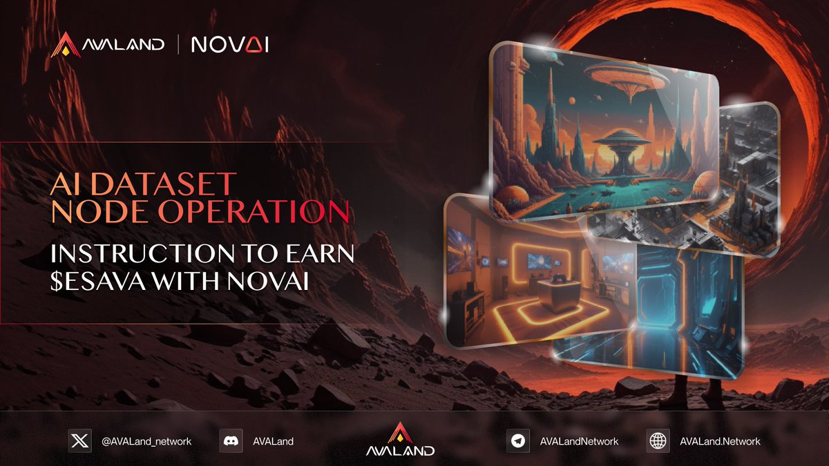 ⚡ HOW TO SUBSCRIBE TO AI DATASET AND EARN $ESAVA WITH NOVAI⚡

🌟 AI DATASET must be the name that has been most interested in and mentioned in the #AVAX communities, right? Let's find out how to join Train2Earn Program and earn $esAVA with NovAI!

Step 1: Subscribe to AI