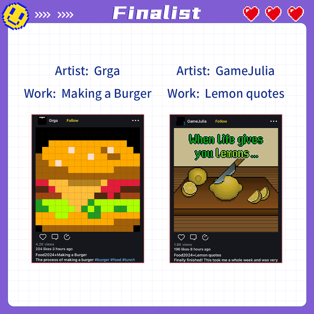 PlayVitalGaming's tweet photo. Which one is your pick?
#playvital #Divoom #pixel #artcontest #art #drawsomething #illustrationartists #PixelArt #DittoPro #gifts #aseprite #8bitart #digitalart https://t.co/atetrkKwQL