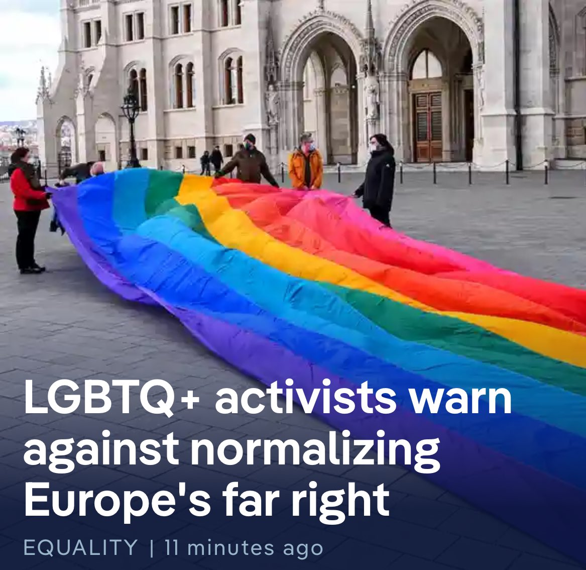 AlexandravonNah's tweet photo. With nationalist and far-right parties expected to make gains in the European elections, LGBTQ+ activists share their stories with DW to warn against the consequences.
My latest: 

https://t.co/bJasv6kJbh? https://t.co/KX78wUMLkR