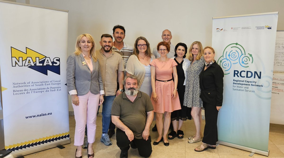 nalas_eu's tweet photo. We wrap-up a fantastic learning experience in cooperation with #GIZ within @RCDNSEE.

7 experienced trainers from #localgov, utilities and associations, upgraded their competences for designing and delivering ToT, so that they could develop new trainers from water professionals. https://t.co/7fbrqYmNmj