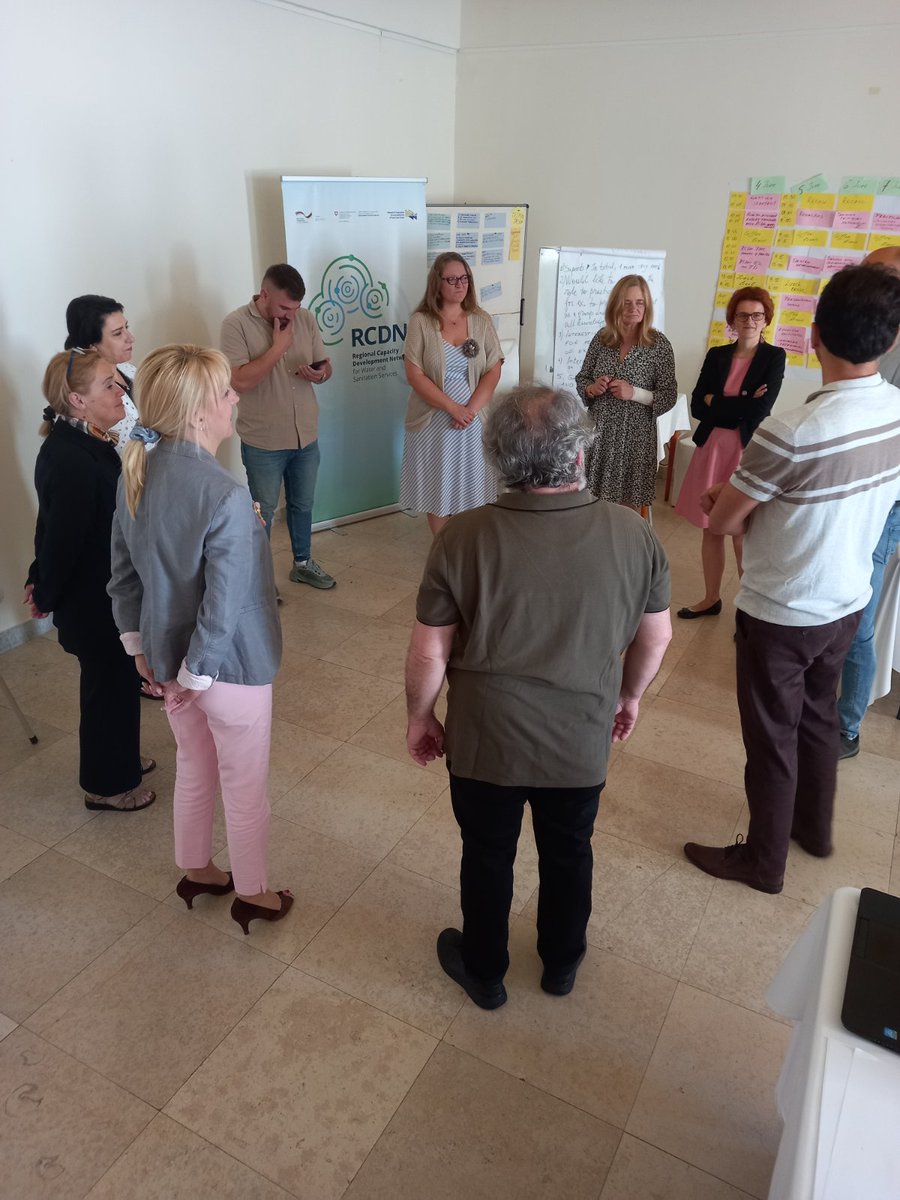 nalas_eu's tweet photo. We wrap-up a fantastic learning experience in cooperation with #GIZ within @RCDNSEE.

7 experienced trainers from #localgov, utilities and associations, upgraded their competences for designing and delivering ToT, so that they could develop new trainers from water professionals. https://t.co/7fbrqYmNmj