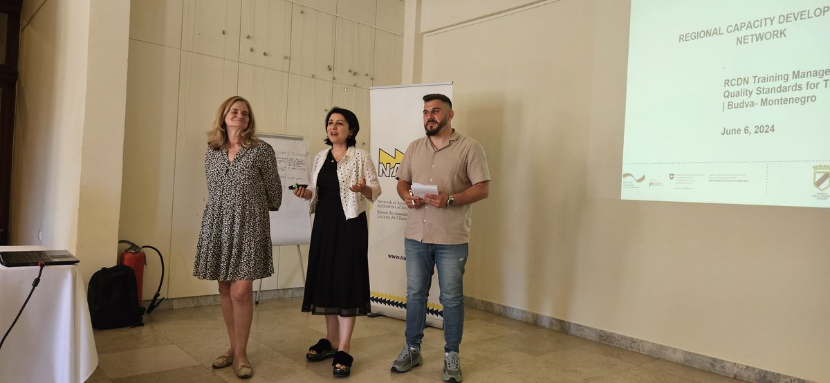 nalas_eu's tweet photo. We wrap-up a fantastic learning experience in cooperation with #GIZ within @RCDNSEE.

7 experienced trainers from #localgov, utilities and associations, upgraded their competences for designing and delivering ToT, so that they could develop new trainers from water professionals. https://t.co/7fbrqYmNmj