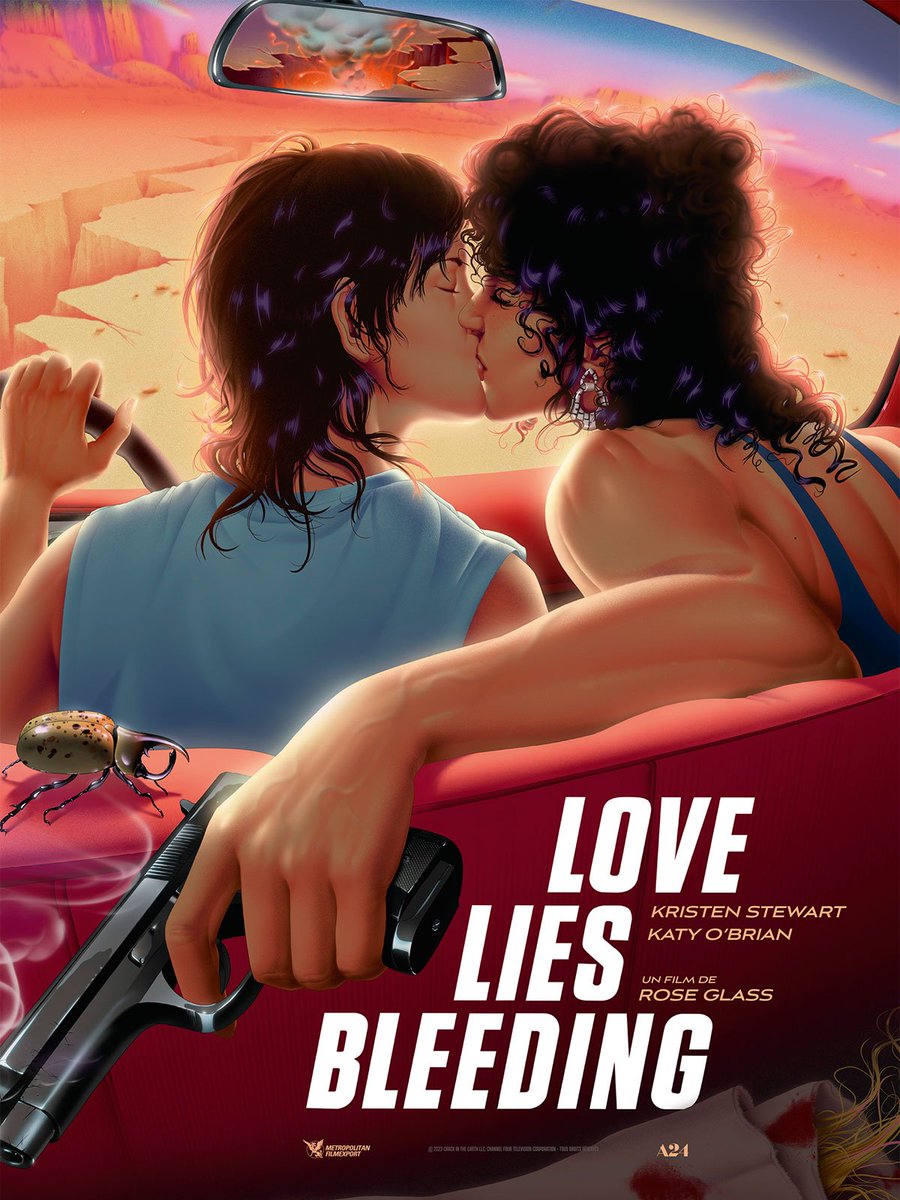 MitraEtemad's tweet photo. Le 12 juin vous ne verrez rien de plus Sensuelle au cinéma

#LoveLiesBleeding
Un thriller captivant qui hypnotise, interroge, fascine et marque les esprits par la puissance des deux protagonistes possèdent une identité artistique se démarquent des clichés 🔥

#LoveLiesBleeding https://t.co/V9m8dfAIBI