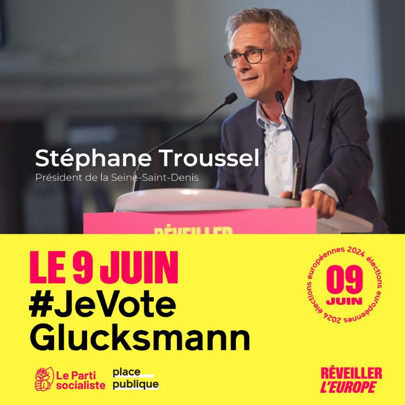 ⏰🇪🇺 Dimanche, #JeVoteGlucksmann pour réveiller l’Europe ! 

Un seul jour, un seul tour, pour faire renaître l’espoir à gauche. 

#RéveillerLEurope