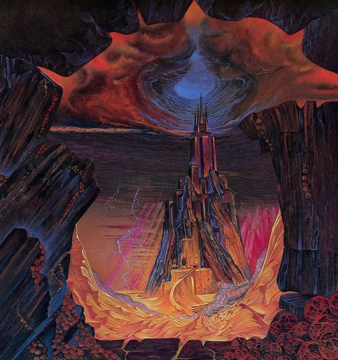 vikare06's tweet photo. The psychedelic "Lord of the Rings" illustrations by Roger Garland https://t.co/7bjEdqgz9d
