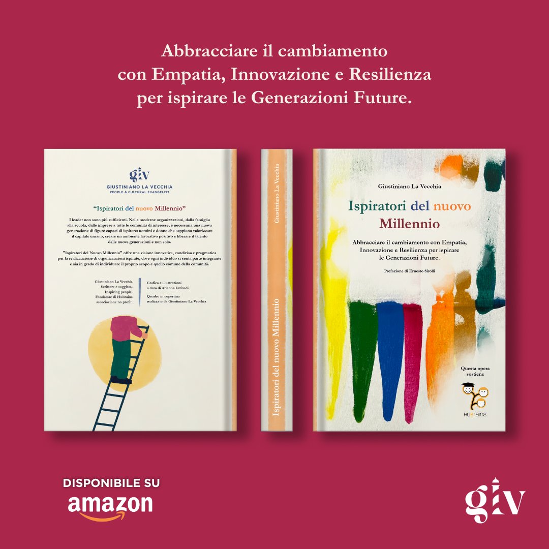 👩‍👦 Perchè è fondamentale dialogare con le nuove generazioni?

➡️ La risposta è nel mio nuovo libro “Ispiratori del nuovo Millennio".

Disponibile in esclusiva su Amazon nei formati eBook e cartaceo amzn.eu/d/izOsRyq