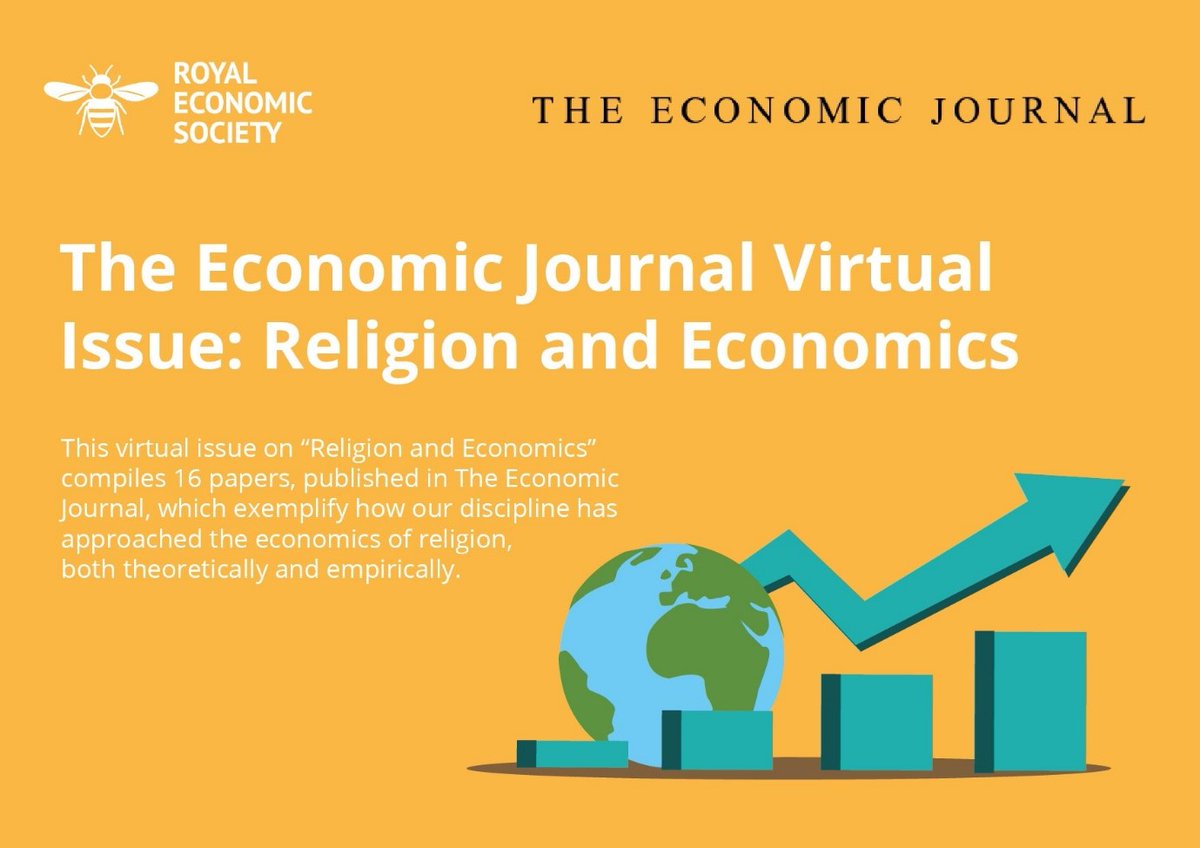 The Economic Journal (@ej_res) on Twitter photo Hot off the press! New EJ virtual issue ā Religion and Economics ā out now. Featuring a foreword by Joint Managing Editor Sascha O. Beckeršbit.ly/3yP3EXP
#FreeToView @OUPEconomics <a href="/RoyalEconSoc/">Royal Economic Society</a> @essobecker Hot off the press! New EJ virtual issue ā Religion and Economics ā out now. Featuring a foreword by Joint Managing Editor Sascha O. Beckeršbit.ly/3yP3EXP
#FreeToView @OUPEconomics <a href="/RoyalEconSoc/">Royal Economic Society</a> @essobecker