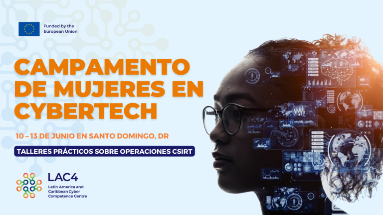 LAC4_EUCN's tweet photo. La próxima semana, organizaremos el Campamento Women In CyberTech, un taller práctico para 🇦🇬🇧🇸🇧🇿🇩🇲🇩🇴🇬🇩🇬🇾🇯🇲🇹🇹 mujeres que trabajan en CISRT, organizaciones críticas del sector público y privado para la seguridad de la información y respuesta al incidente.

#WomenINCyberTech #LAC4 https://t.co/0BaqQvU5qj