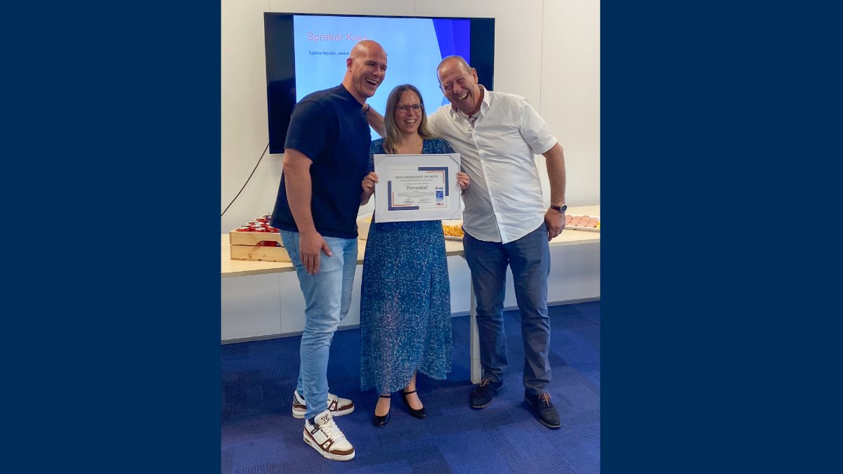 preventiefbv's tweet photo. Preventief BV ontvangt als een van de eerste BHV-opleiders in Nederland de status van KIWA erkend BVBN-opleider! 
Het is een belangrijke mijlpaal voor ons bedrijf, waarmee de kwaliteit van onze trainingen voor onze opdrachtgevers en cursisten nog beter gewaarborgd is. https://t.co/CtOoNElVUt