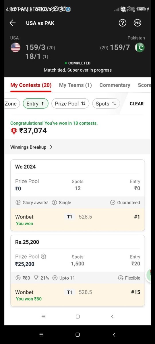 Harish220298's tweet photo. Clean Sweep upto all mini Gl in World cup check below group for free teams. #Worldcup2024
#Worldcup #India #statsguruji
#Dream11 #fantasy1Cricket #imGautham19 #IPL #CricInformer #FantasycricPro #StarFootball @sathishvjwsrk 

Link
https://t.co/FlLzfRdUba https://t.co/eN6ZrFpWfj