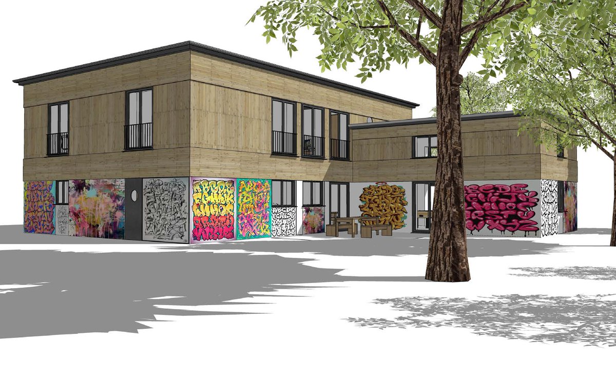 #Richtfest: Der #Bauspielplatz Rübezahl bekommt einen top Neubau für Spiel und Freizeit. Seit 40 Jahren ist der "Baui" eine echte Institution in Barmbek Nord! Finanziert mit RISE Fördermitteln soll er im Herbst 2024 fertiggestellt werden und den Kindern viel Indoor-Fläche bieten!