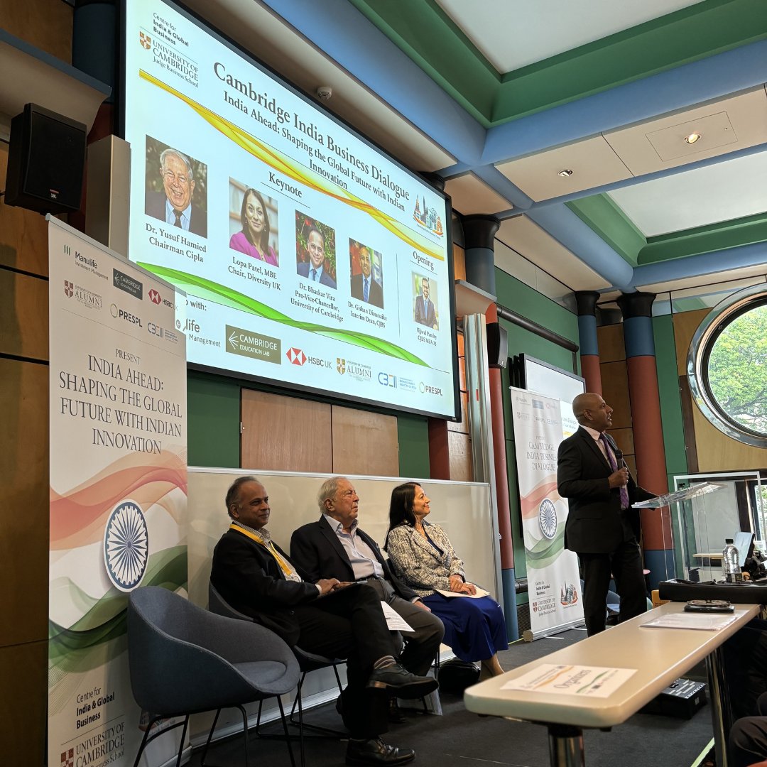 Gishan Dissanaike (@gdissanaike) on Twitter photo Had the pleasure of opening the Cambridge India Dialogues Conference at #CambridgeJudge with Professor Bhaskar Vira. Inspiring talks on 'Shaping the Global Future with Indian Innovation' highlighted India's potential. Thanks to all! <a href="/bhask286/">Bhaskar Vira</a> <a href="/JaideepPrabhu/">Jaideep Prabhu</a> Had the pleasure of opening the Cambridge India Dialogues Conference at #CambridgeJudge with Professor Bhaskar Vira. Inspiring talks on 'Shaping the Global Future with Indian Innovation' highlighted India's potential. Thanks to all! <a href="/bhask286/">Bhaskar Vira</a> <a href="/JaideepPrabhu/">Jaideep Prabhu</a>