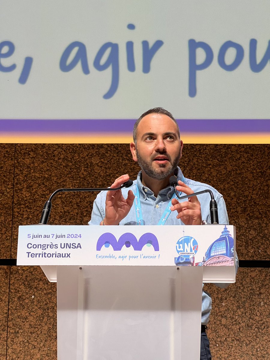 lucfarre's tweet photo. Charles Cosse élu Secrétaire Général de l’UNSA Territoriaux @CharlesCosse @FedUNSATer « Ensemble pour l’avenir » @UNSA_officiel @UnsaFP https://t.co/hDcMvC4q86