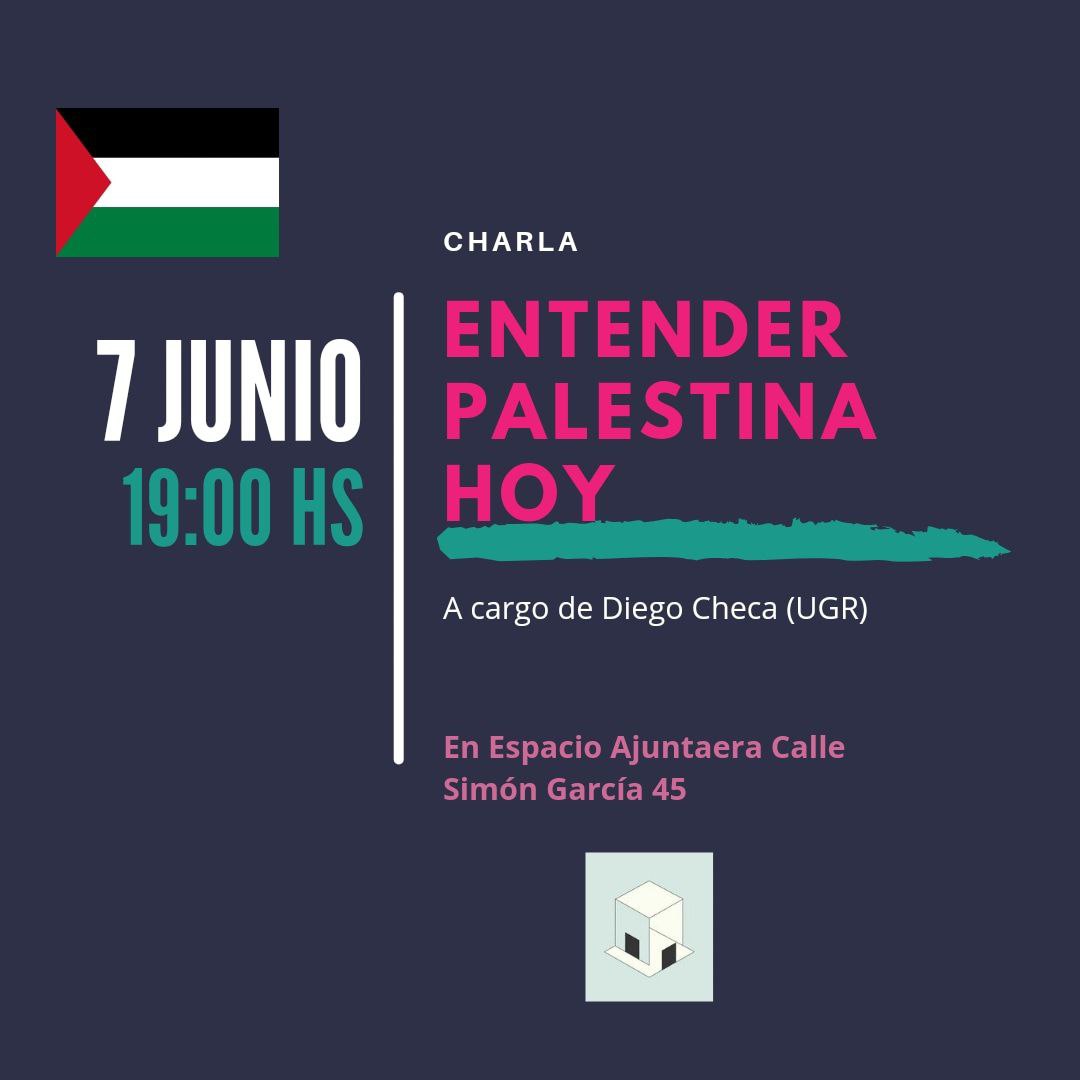 Esta tarde a las 19h🕖
📌 <a href="/_ajuntaera/">Espacio Ajuntaera</a> 

Habla el compa <a href="/diegodlamancha/">Diego Checa 🍉</a>  de <a href="/BDSGranada/">BDSGranada</a> 

🇵🇸🇵🇸🇵🇸🇵🇸🇵🇸