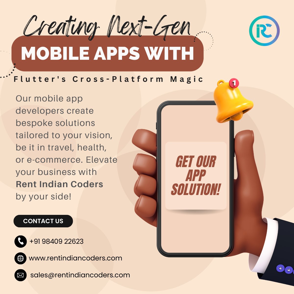 indiancoders's tweet photo. Leverage Flutter's cross-platform tech with our custom mobile apps. From startups to enterprises, we deliver tailored solutions for travel, health, or e-commerce. Enhance your operations with our expertly crafted apps.
.
.
.
#FlutterDevelopers #MobileAppDevelopment #CrossPlatform https://t.co/SjgNTdDhZJ