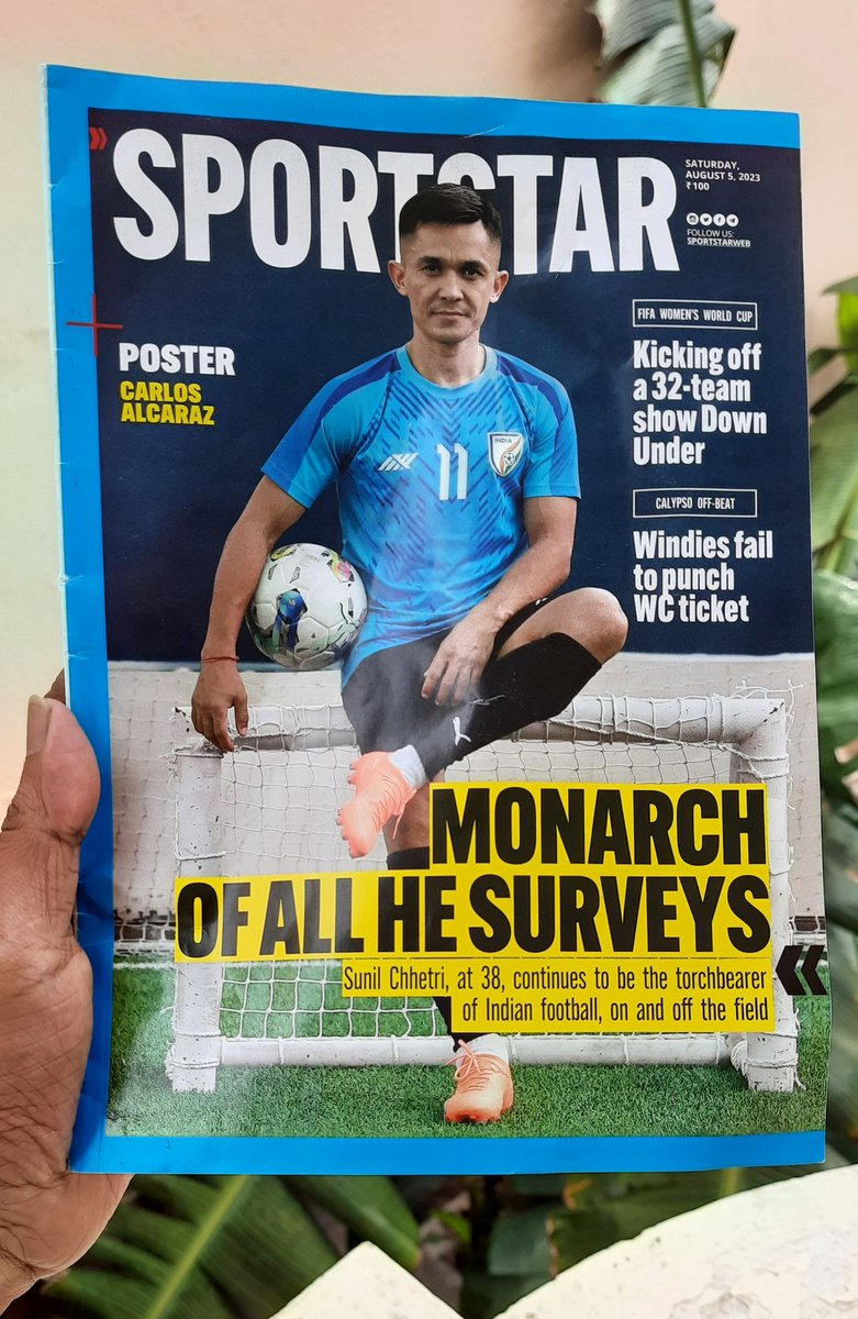 #SportstarMagazine #SunilChhetri