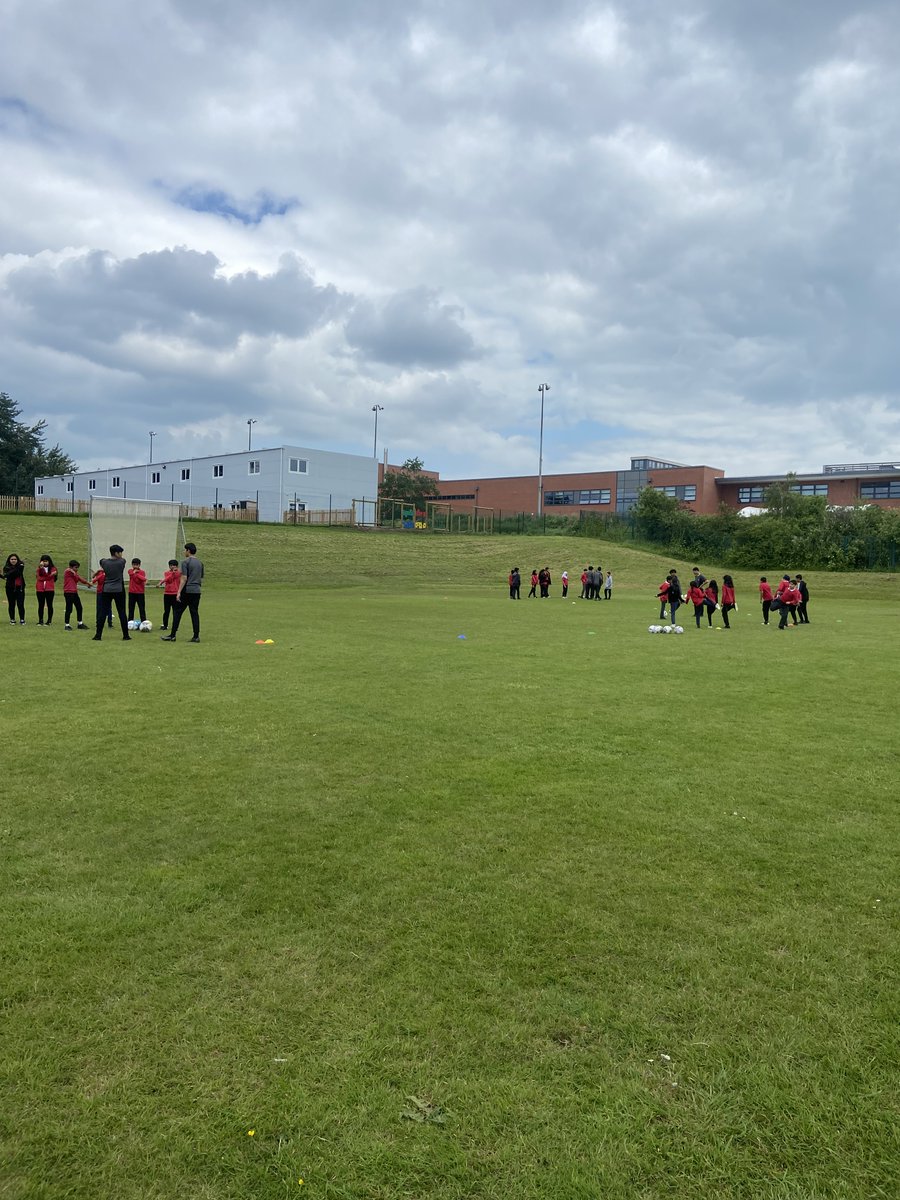 Madani Boys Year 10 Sports Leaders delivering football at Mayflower Primary School to Year 6 <a href="/MadaniSchools/">Madani Schools Federation</a> <a href="/MSF_Heart/">Madani Schools Federation - HEART</a> <a href="/InspireTogeth3r/">Inspire Together</a>