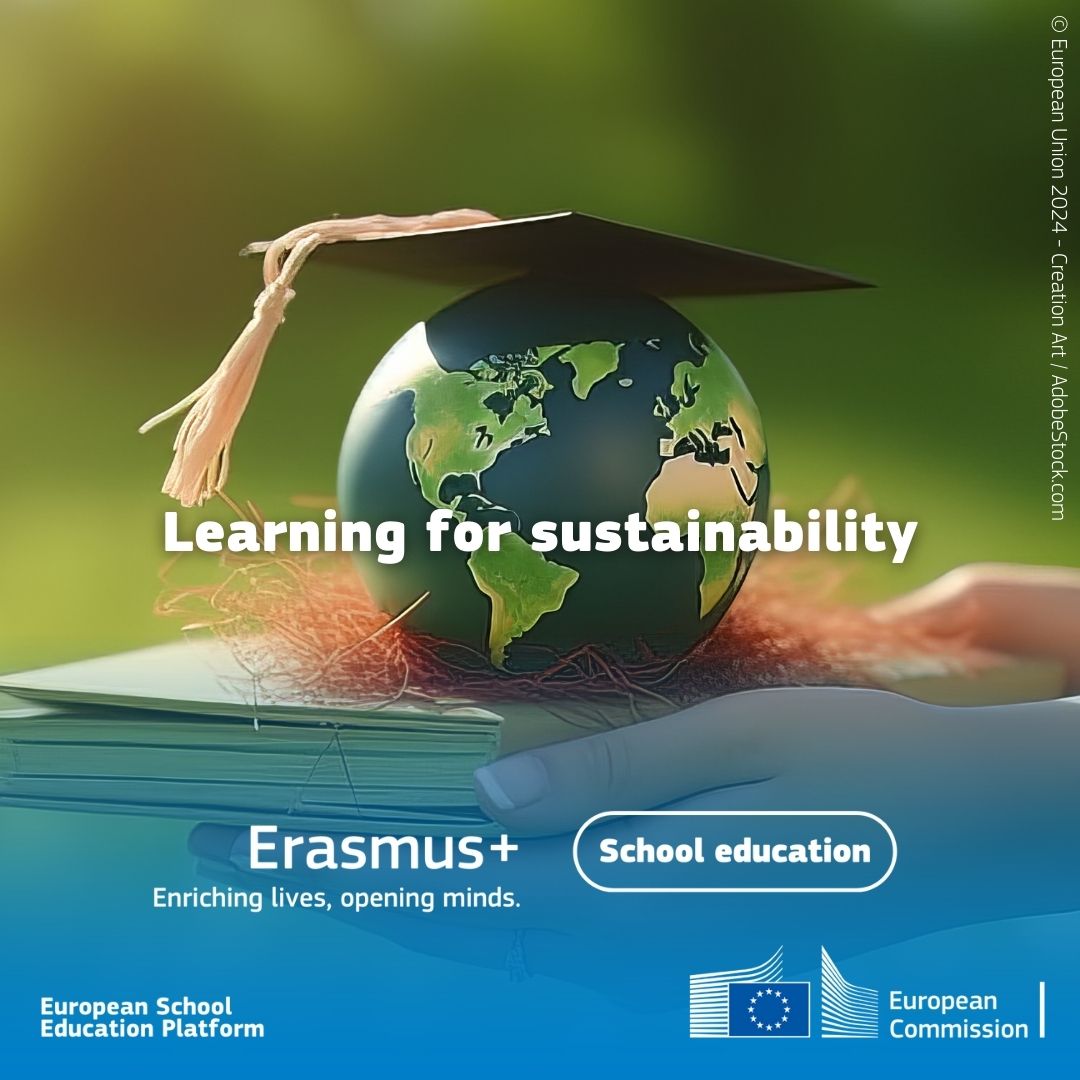 eTwinning_PT's tweet photo. No mês de junho, o destaque é a 'Aprendizagem para a sustentabilidade'📷
Junte-se a nós para descobrir como integrar a educação para a sustentabilidade nas suas práticas de ensino!
Inscreva-se aqui 📷 https://t.co/cRwxBRywdY https://t.co/wM70A4YJkA