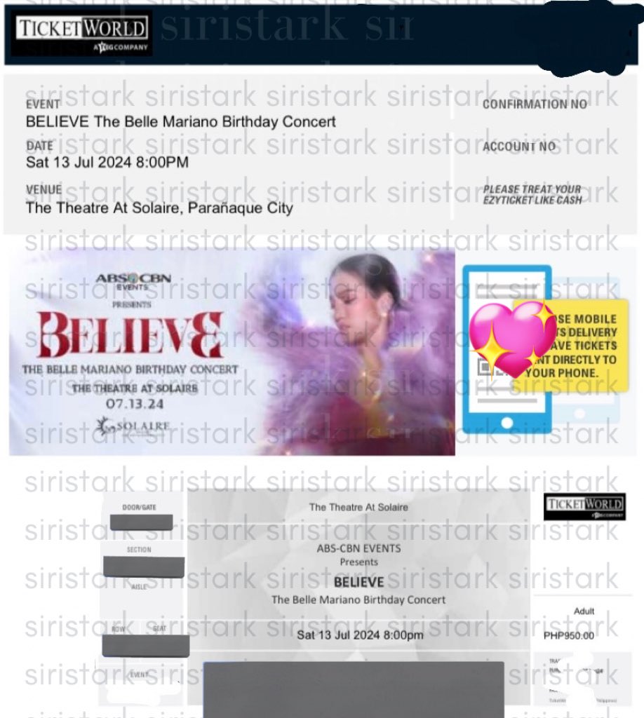 siristark's tweet image. IDK WHAT TO FEEL. THIS IS MY FIRST TIME SECURING TIX SA SITE NA TOH AND IT IS SUPRISINGLY SMOOTH 😭GRABE BELLE HINDI KITA MATIIS SOBRANG MAHAL KITA @bellemariano02 😭💖 I'M SEEING YOU FOR THE SECOND TIME 😭
#BELIEVETheConcert #BelleMariano #StarPopPH #ABSCBNEvent