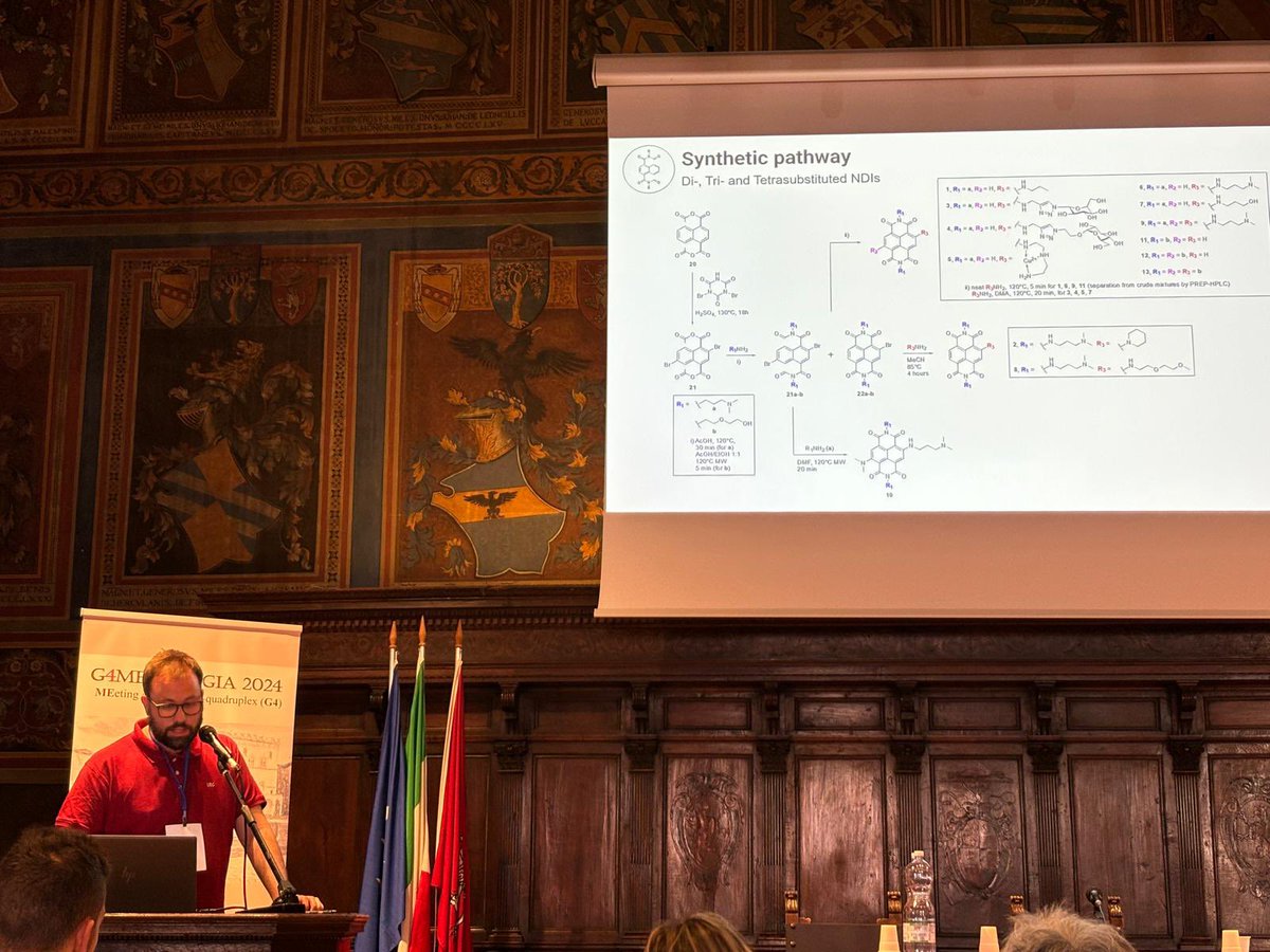 G4Lab_Pavia (@g4labp) on Twitter photo Two amazing presentations by our <a href="/VaLePirota/">VaLentina Pirota</a> and <a href="/alessiocaramie1/">Alessio Caramiello</a> at the #G4ME meeting on #gquadruplexes in Perugia! Keep up the good work ❤️🧬 Two amazing presentations by our <a href="/VaLePirota/">VaLentina Pirota</a> and <a href="/alessiocaramie1/">Alessio Caramiello</a> at the #G4ME meeting on #gquadruplexes in Perugia! Keep up the good work ❤️🧬