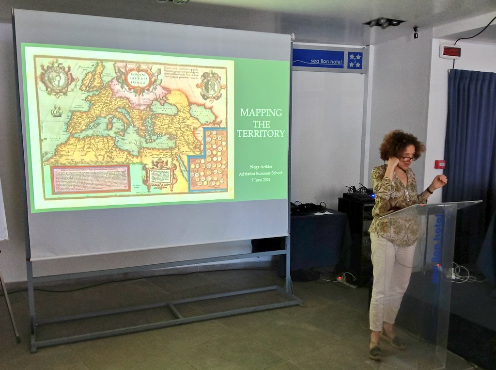 Mambo Lab (@mambounich) on Twitter photo The lecture by <a href="/nogaarikha/">Noga Arikha</a> that sew up the contributions of the summer school under the lens of emotions and connections!
#Adriatica2024
π€―ππ The lecture by <a href="/nogaarikha/">Noga Arikha</a> that sew up the contributions of the summer school under the lens of emotions and connections!
#Adriatica2024
π€―ππ