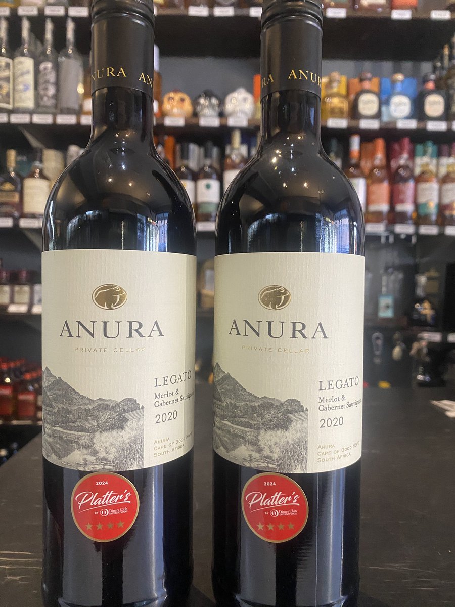 Anura Legato (Cab Sauv/Merlot blend) was R114.99-Now selling for R89.99-Great Winter special