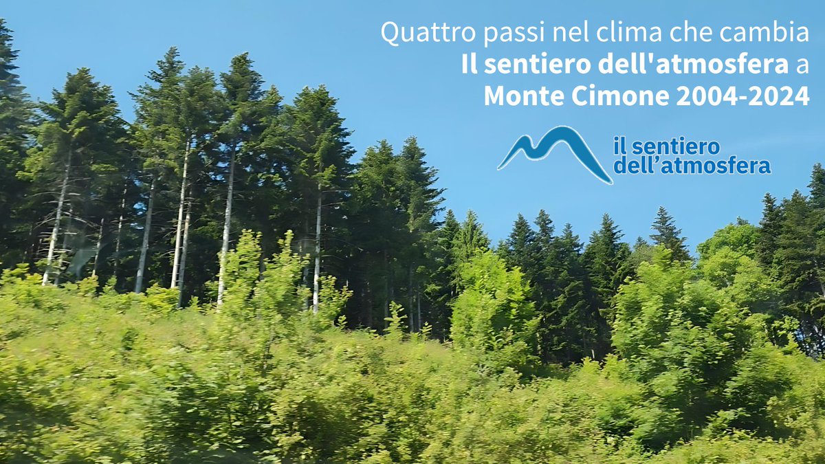 CNRsocial_'s tweet photo. Quattro passi nel clima che cambia
20 anni di #Sda "sentiero dell'atmosfera" a #MonteCimone 2004-2024
Tra #scienza, #conoscenza e #turismo
https://t.co/zdGKzQpwrT
@CnrIsac @CNRDTA @MC_Carro @echopetra @ItalianAirForce #Sestola https://t.co/e38aHSN2aF