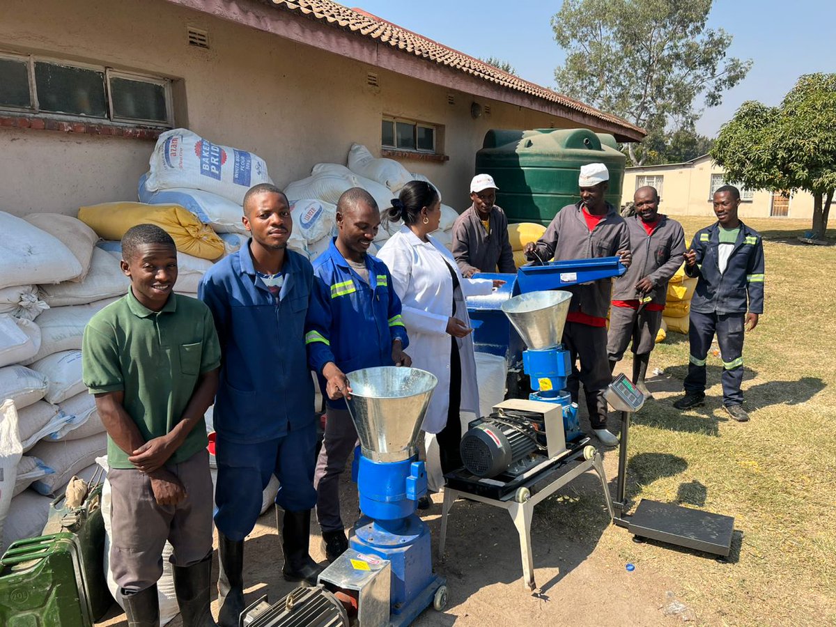 RaymegLimited's tweet photo. Raymeg Consultants Private Limited has taken delivery of a stockfeed manufacturing plant in readiness for the official launch of it's  Livestock Feed Division. The Group has appointed Joel Muzamhindo, an agriculturalist and animal feed nutrition expert, to run the new division. https://t.co/9AE2JdyDii