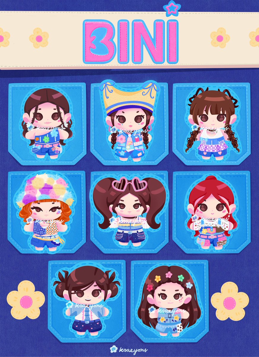 BINI in CHIBI 👧🏻🌸

 #artph #bini #binifanart <a href="/BINI_ph/">BINI_PH</a> #blooms #salaminsalamin