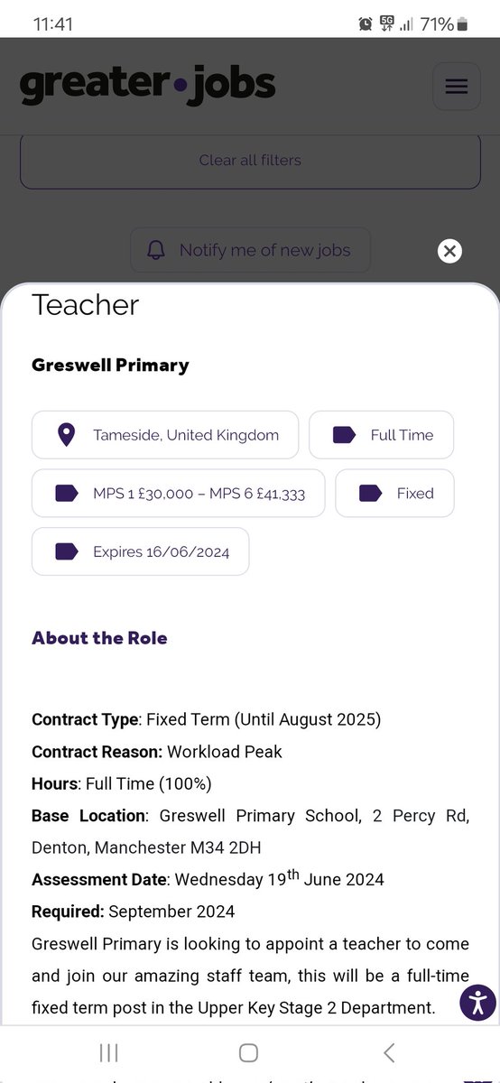 John Cooper (@johncooper1975) on Twitter photo I would appreciate a share of this teaching job we have available. 
greater.jobs/search I would appreciate a share of this teaching job we have available. 
greater.jobs/search