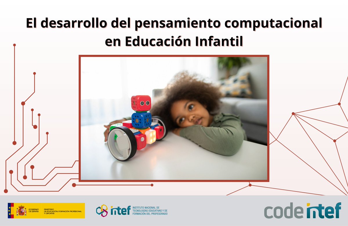 educaINTEF's tweet photo. 📣Descubre el artículo: "El desarrollo del pensamiento computacional en la etapa de Educación Infantil"

🌟Promueve habilidades y destrezas del alumnado #desarrollointegral

🤖https://t.co/Efb1KHXIrg https://t.co/qxeeW1PDkV